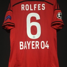 【2014/15】 / Bayer Leverkusen / Home / No.6 ROLFES / UCL