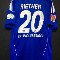 【2010/11】 / VfL Wolfsburg / 3rd / No.20 RIETHER / Player Issue