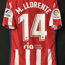 【2020/21】 / Atletico Madrid / Home / No.14 M. LLORENTE / Authentic