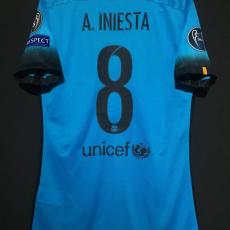 【2015/16】 / FC Barcelona / 3rd / No.8 A. INIESTA / UCL / Authentic