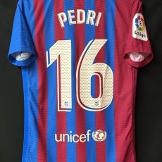 【2021/22】 / FC Barcelona / Home / No.16 PEDRI / Authentic