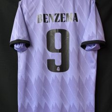 【2022/23】 / Real Madrid C.F. / Away / No.9 BENZEMA / Cup